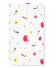 Zizuka 100% Cotton Muslin Swaddle Wrap for Newborn Baby Butterfly Print - Red