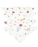 Zizuka Soft Cotton Muslin Face Wipes-Washcloth for newborn baby Pack of 4 -Multicolour L 21 x B 21 cm