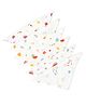 Zizuka Soft Muslin 2 Layer Face Wipes for newborn- Pack of 6 -Multicolour