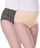Bella Mama Cotton Elastane High Coverage Printed Panty Set (Colour May Vary)