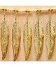 Divyakosh Golden Leaves Handmade Toran |Golden Mango Leaves Toran Decoration at Home I Door Toran I Toran for Door Entrance latkan|Door hangings for Home Decoration| (Size 36 Inch)