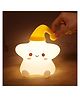 Happy Hues Star Night Light Squishy LED Lamp, 3-Level Dimmable Nightlight-Kawaii Room Décor Gift for Kids