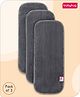 Babyhug Microfiber Solid Reusable Stay Dry 3 Layer Cloth Diaper Inserts Pack of 3 - Grey