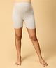 The Mom Store Cotton Solid High Waist Maternity Shorts -  Grey