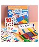 Azhari Wooden  Number Cards for Counting Addition and Subtraction Cardssmall Sticks for Mathematics-106 Toy for Kids Color & Design May Vary