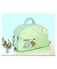 The Cheeky Kidzz New Born Baby Multifunctional Diaper Nappy Changing Mother Maternity Multi Compartment Assorted Prints Handbag Shoulder Brown Tote Bag (GREEN)