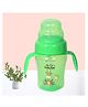 Tinny Tots Baby Premium 2 In 1 Straw Spout Fedding Bottle 210ml for Feeding Water Milk Liquids Unbreakable Feeder Sipper BPA Free (Green)