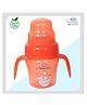 Tinny Tots Baby Premium Unbreakable Spout Fedding Bottle 150ml For Feeding Water Milk Liquids Feeder Sipper BPA Free (Red)