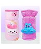 The Cheeky Kidzz Pack of 2 Baby Feeding Bottle Covers Cute Plush With Holding Strap Suitable For 150ml 220ml 240ml 250ml Glass Steel Feeder Ideal for Travel & Daily Use(Pink)