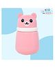 The Cheeky Kidzz Baby Skin Care Powder Puff Box With Cute Bear Face Holder Container Leakproof For Babies/Toddlers/New Borns (PINK)