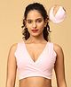 The Mom Store Cotton Sleeveless Solid Maternity Nursing Sleep Bra - Rose Pink