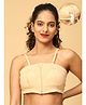 The Mom Store Cotton Sleeveless Solid Nursing Pumping Bra - Beige