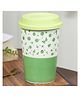 VONCASA Coffee Mug with Lid Ceramic Mug for Coffee Cup Tea Mug Milk Drinkware - 400 ml