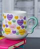 VONCASA  Coffee Cup - 400 ml, Heart Shape Balloon Print