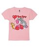 Wear Your Mind Cotton Warner Bros Tom And Jerry Featuring Half Puffed Sleeves Character Printed Tee - Pink