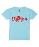 Wear Your Mind Cotton Warner Bros Tom And Jerry Featuring Half Sleeves Character Printed Tee - Sky Blue