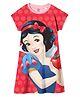 Wear Your Mind Disney Snow White And The Seven Dwarfs Featuring Half Sleeves Character Printed Dress - Pink