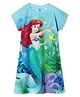 Wear Your Mind Disney The Little Mermaid Featuring Half Sleeves Ariel Printed Dress - Sky Blue