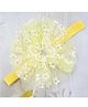 Little Miss Cuttie Tulle Butterfly Applique Detail Headband - Yellow
