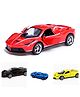 Awestuffs 1:28 Scale Model Car Exclusive Alloy Metal Pull Back Die-cast Car Ferrari Sports Toy Car  (Colors As Per Stock)