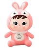 CuddleNest Soft Baby Girl Doll with Rabbit Ear - Height 30 cm