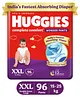 Huggies Complete Comfort Wonder Pants, India's Fastest Absorbing Diaper | XXL Size, 96 Diapers