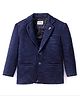 Noddy Full Sleeves Solid Blazer - Navy Blue