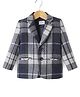 Noddy Full Sleeves Checked Blazer - Navy Blue