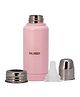 Adore Dr. Feed D1 Stainless Steel Double Wall Insulated Hot & Cold Feeding Bottle with Anti- Colic Teat 300ml- Pink