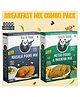 HEALTHY PANDA-Ready to cook Breakfast Combo - Masala Poori & Methi Poori Mix- Healthy breakfast & snack Mix - (2-Pack, 400g Each)