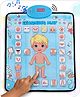 Babyhug My Body Parts Musical Learning Play Mat | 5 Modes + Read & Music Mode | Teaches Body Parts with English & Hindi Words, Quiz & Spelling | Activity Mat for Kids