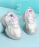 KIDLINGSS Holographic Designed Shoes With Velcro Closure - Purple