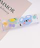 Bear Printed Transparent Glasses Case Free Size - Multicolor