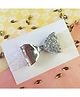 Little Tresses Bow Designed Sequins Embellished Headband - Silver