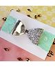 Little Tresses Bow Designed Sequins Embellished Headband - Mint Green & Silver