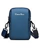 SCHOOLISH Mini Shoulder Bag, Men's, 2-Way Crossbody Belt, Pouch, Waist Bag, Small Pochette Maho Pouch, Earphone Hole, Oxford Cloth, Waterproof, Abrasion Resistant, Vertical, Smaller Fit, Lightweight- PACK OF 1- COLOR MAY VARY