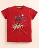 Biskid Sinker Marvel Featuring Half Sleeves Spiderman Printed Tee - Red
