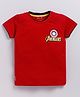 Biskid Sinker Marvel Avengers Featuring Half Sleeves Characters Printed Printed Tee - Red