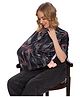 Feather Hug Premium Nursing Cover for Breastfeeding-Black