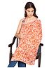 Feather Hug Premium Nursing cover for breastfeeding - Saffron