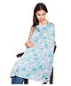 Feather Hug Premium Nursing cover for breastfeeding - Green