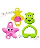 Bunie Colourful Attractive Sound Rattles for Babies  3 Pcs Assorted Design
