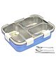 Bunie Stainless Steel Lunch Box with Chopsticks, Spoon & Fork - Purple
