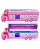 Bunie Ice Cream Bus Shaped Pencil Box with Sharpener & Moving Wheels  Pack of 1