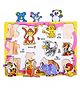 Bunie Learning Animal Puzzle Board Toy for Kids  Multicolor