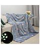 Bunie Glow in The Dark Cute Blanket for Kids - Multicolor