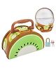 Bunie Fruit Shaped Kiwi Coin Box with Lock and Key - Pack of 1