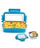 Signoraware Smiley Steel Lunch Box - Blue