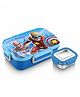 Signoraware Chipmunk Steel Lunch Box With Super Heroes Print - Blue