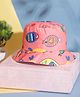 PASSION PETALS Cotton Fish Designed Summer Cap - Pink- Diameter 11 Cms